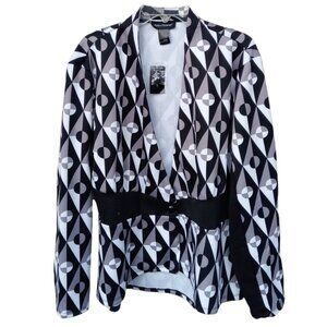Ashley Stewart one button jacket, overblouse sz 22/24 NEW